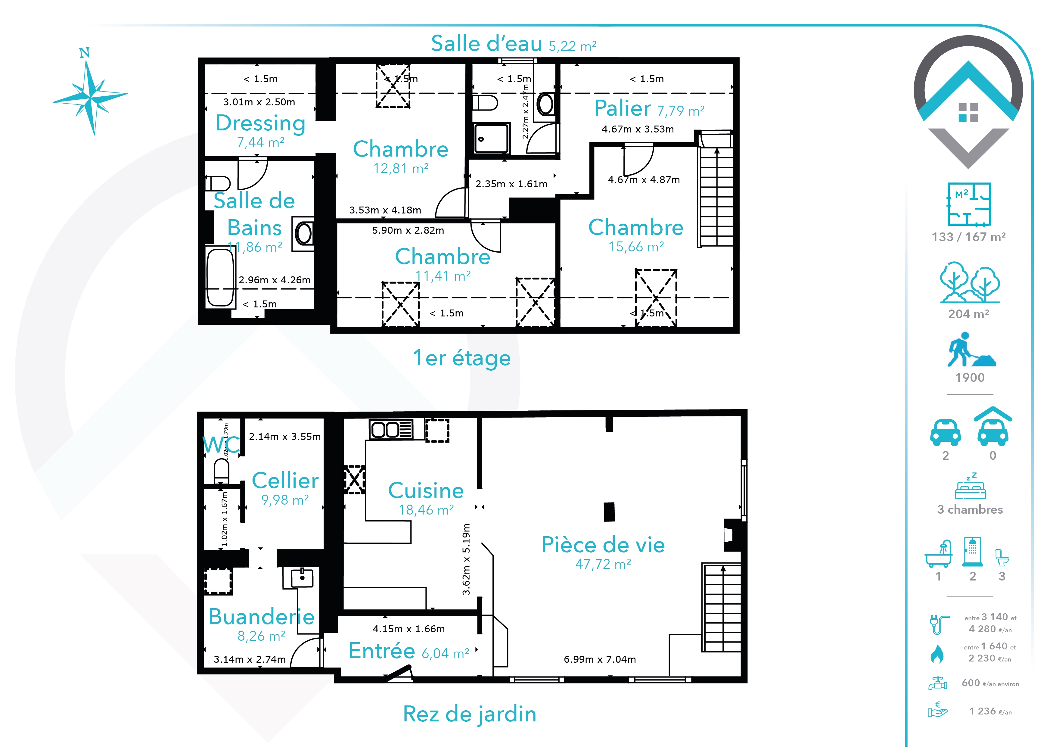 Maison 6 pièces 167 m² · à Poligny · 167 m² · 175 000 €