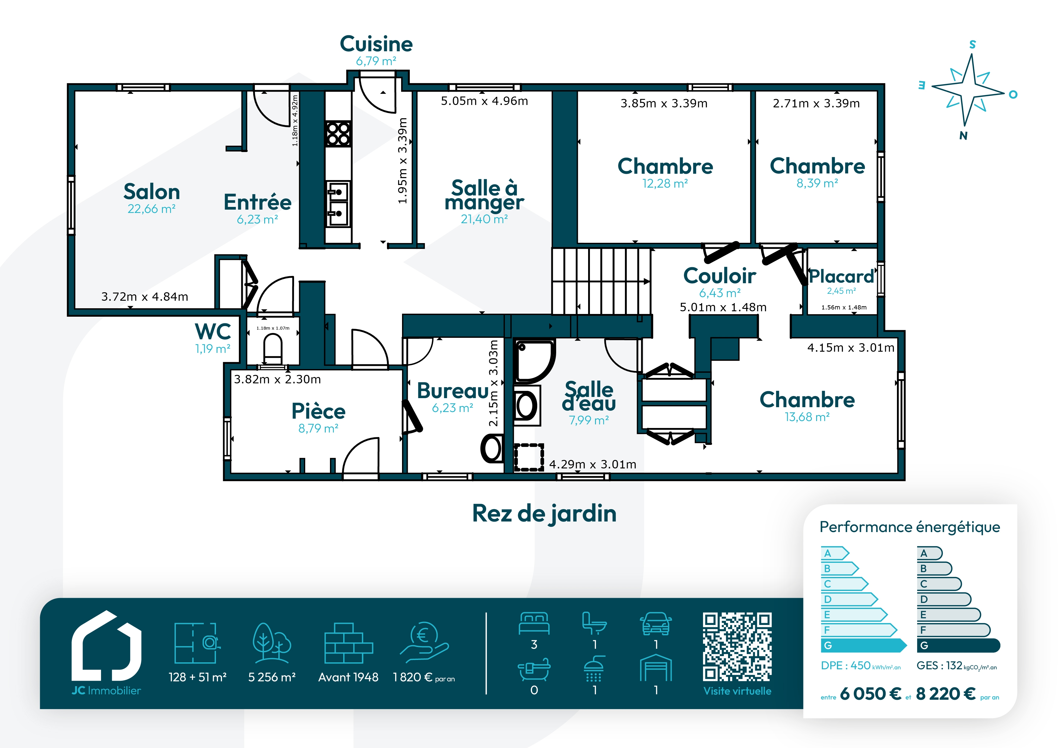 Maison 7 pièces 128 m² · à Saint-Pierre-lès-Nemours · 128 m² · 230 000 €