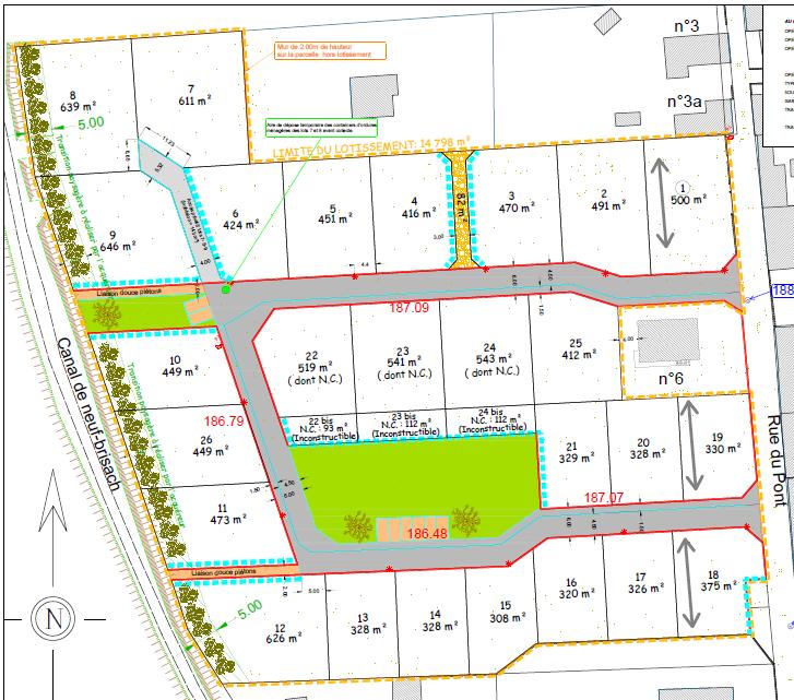 Terrain constructible à Kunheim (68320) - Kunheim · 67 760 €