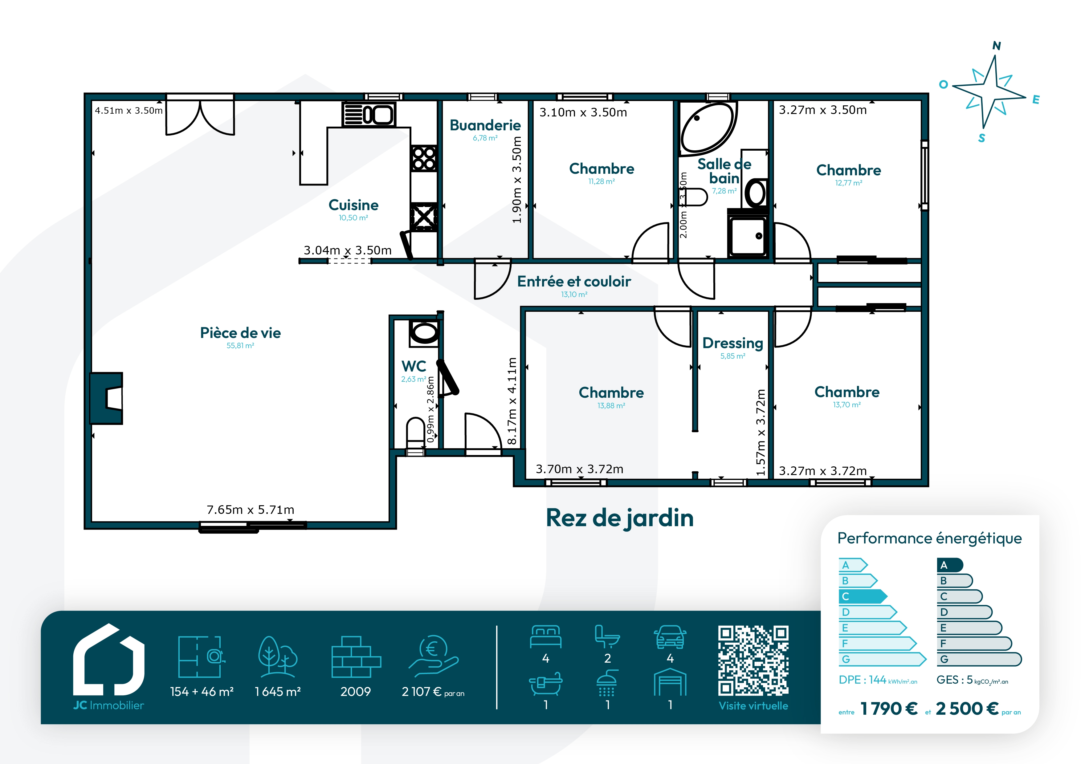 Maison 7 pièces 154 m² · à Saint-Pierre-lès-Nemours · 154 m² · 375 000 €