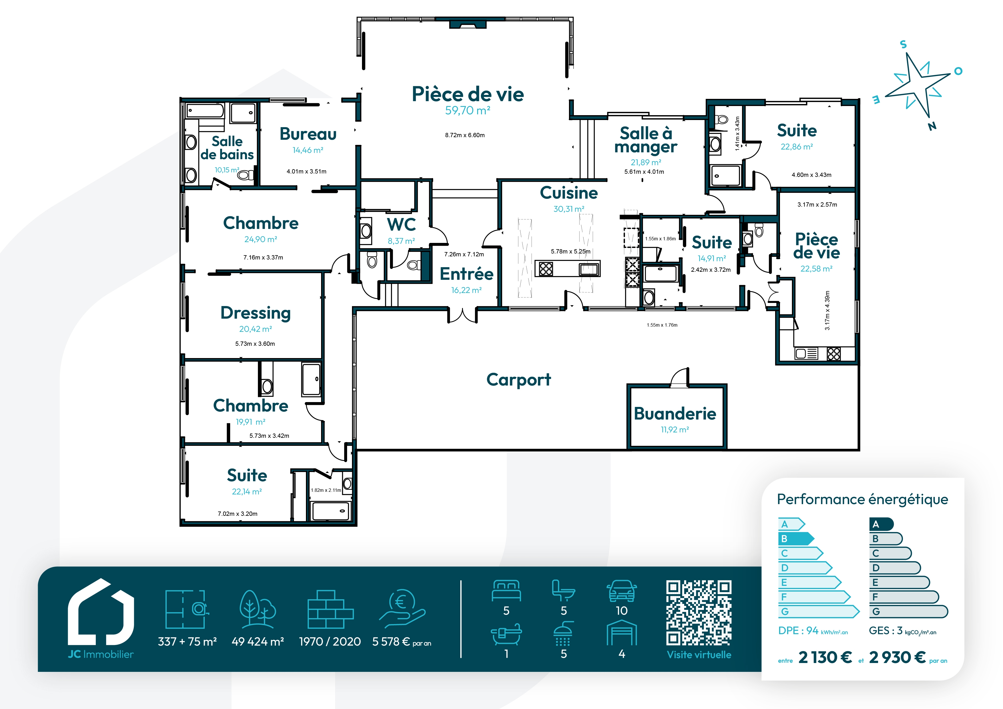 Maison 12 pièces 337 m² · à Fontainebleau · 337 m² · 2 200 000 €