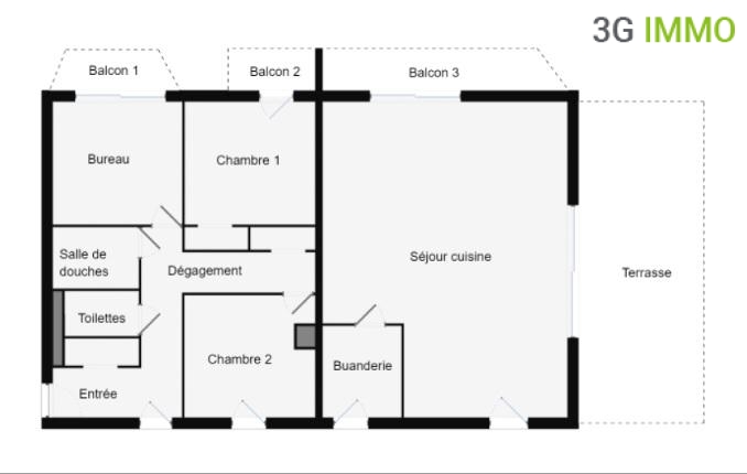 Appartement 4 pièces 100 m² · à Saint-Brevin-les-Pins · 100 m² · 420 000 €