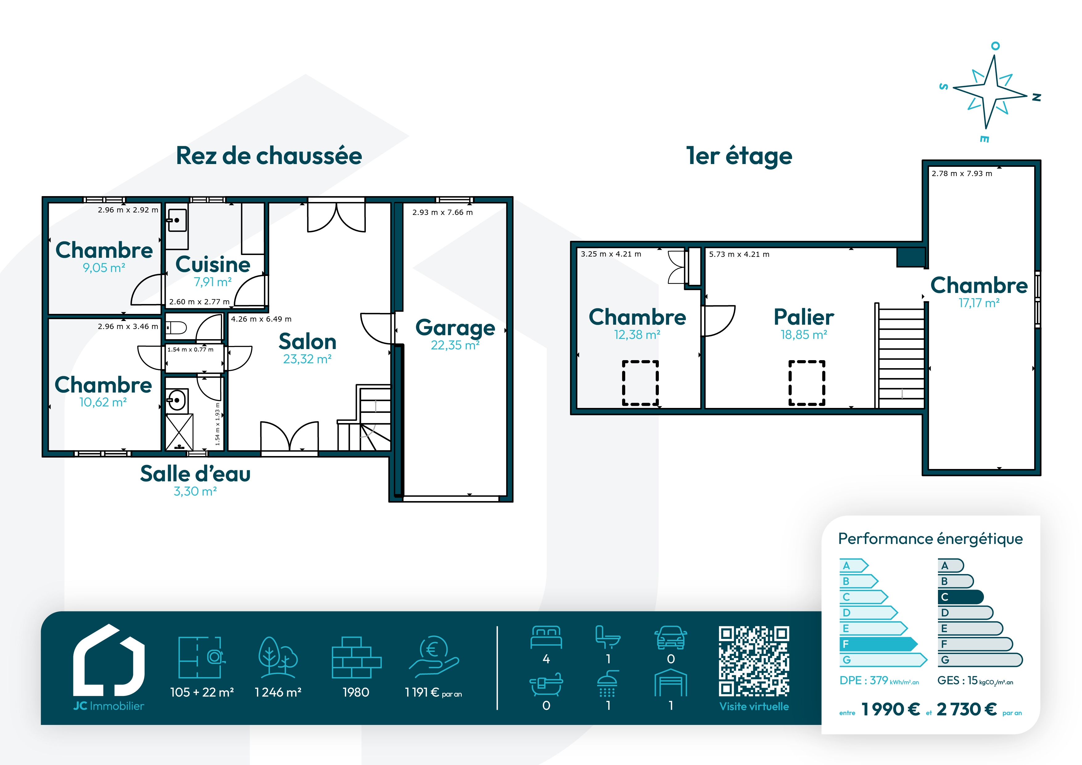 Maison 6 pièces 105 m² · à Dordives · 105 m² · 135 000 €