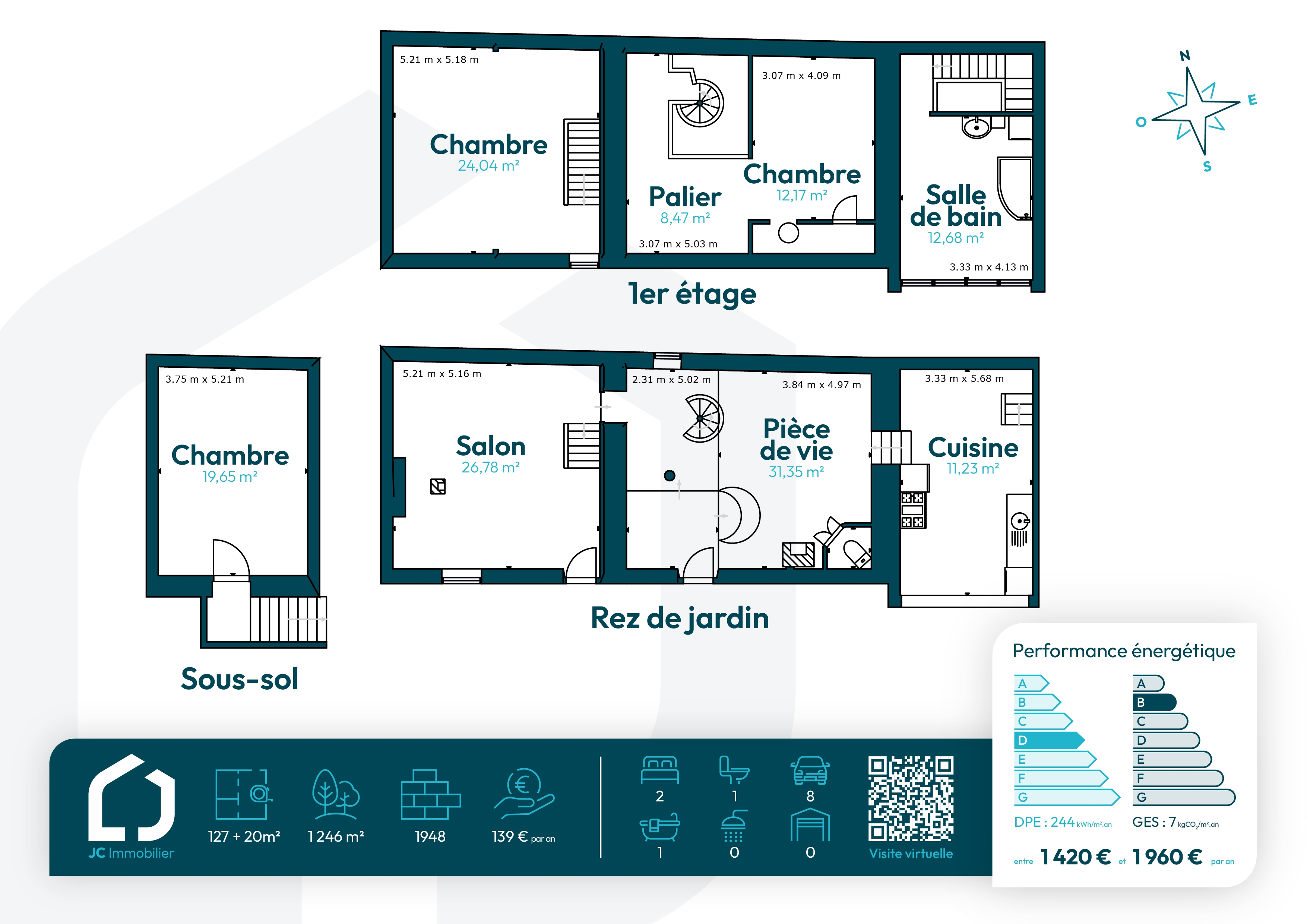 Maison 4 pièces 127 m² · à Nargis · 127 m² · 175 000 €