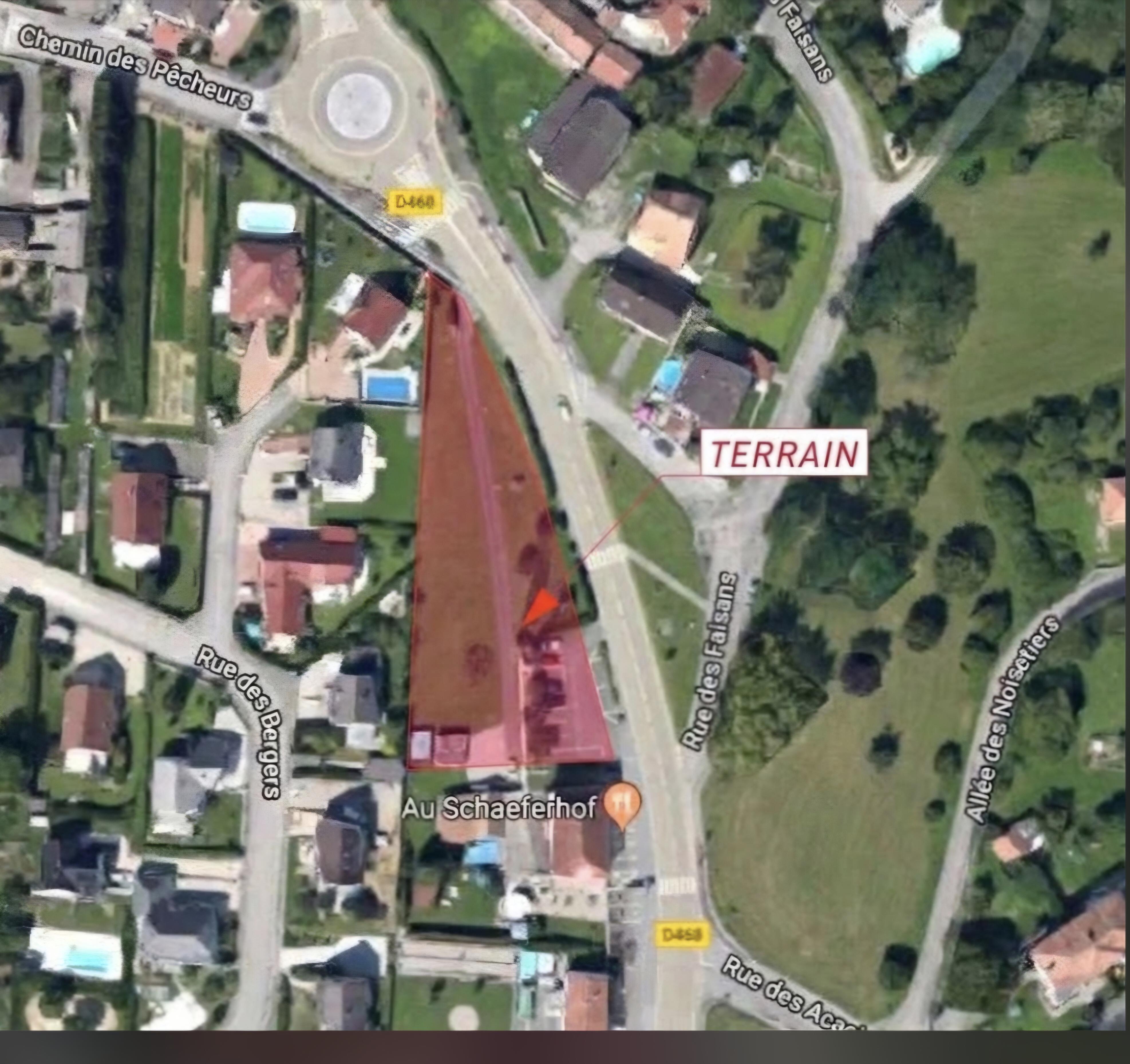 Terrain 408 m² · à Kembs · 169 900 €