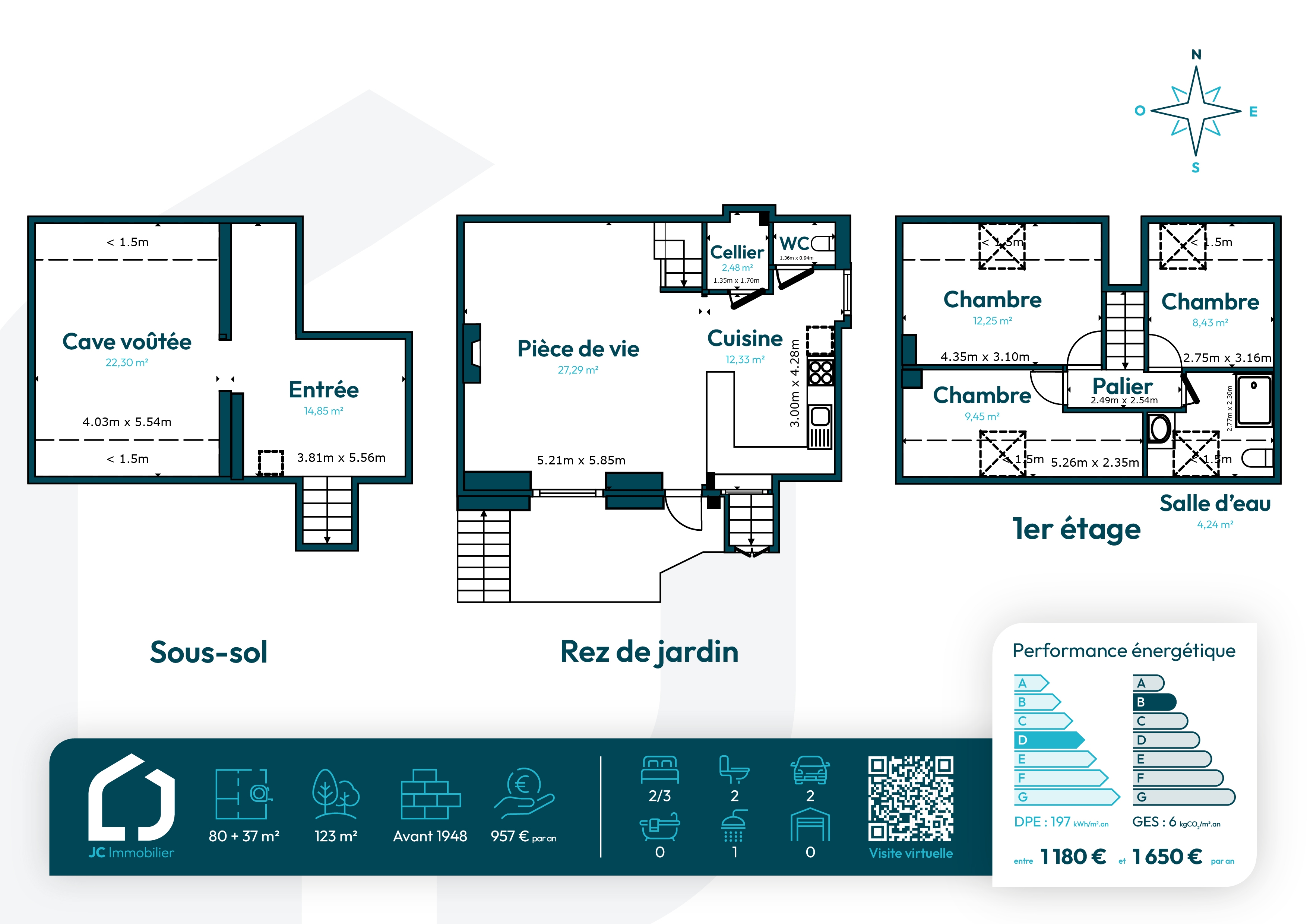 Maison 5 pièces 80 m² · à Chevrainvilliers · 80 m² · 199 000 €