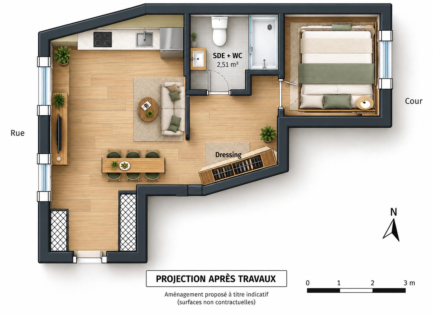 Appartement 2 pièces 26 m² · à Paris · 26,1 m² · 250 000 €