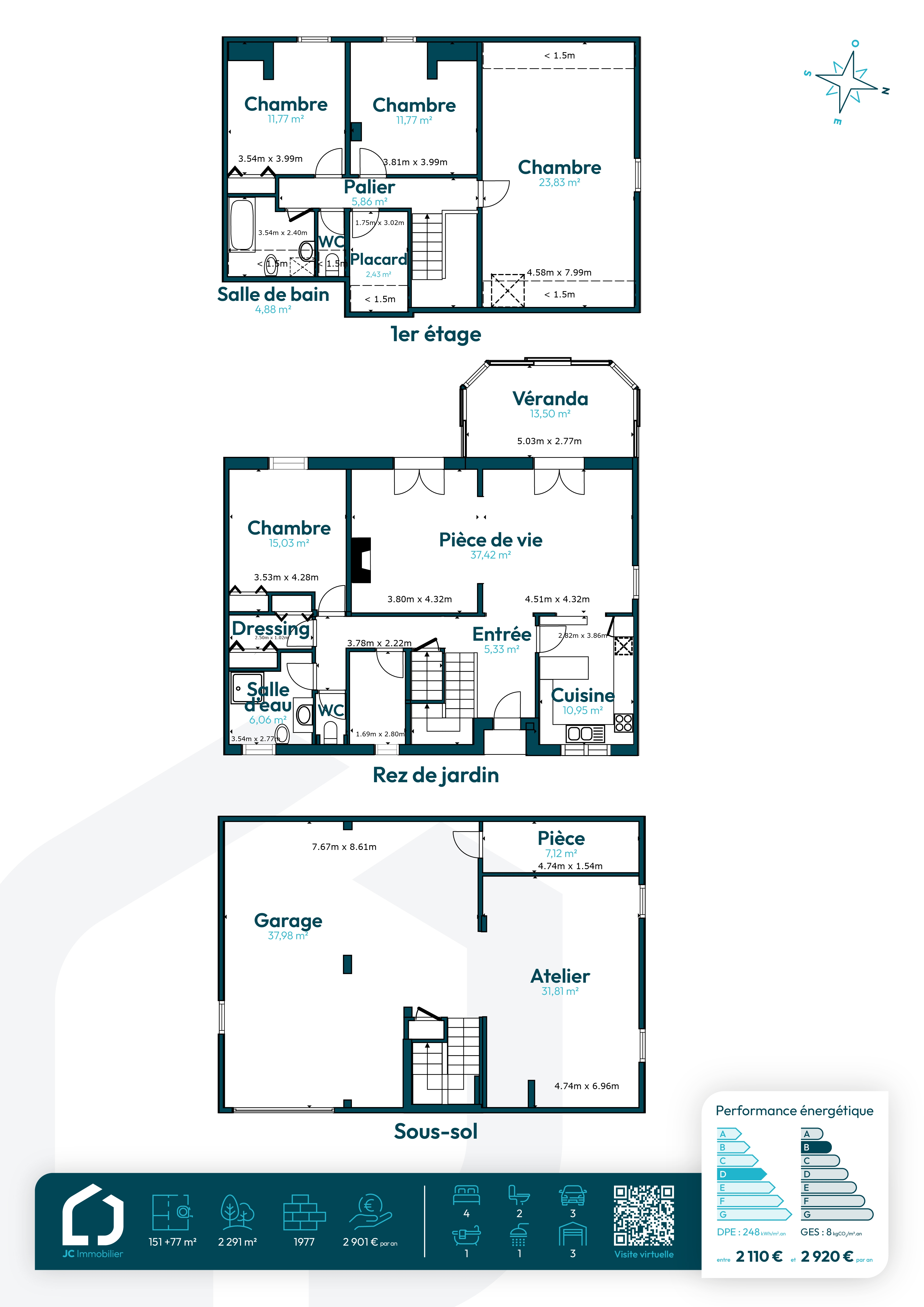 Maison 6 pièces 151 m² · à Nemours · 151 m² · 350 000 €