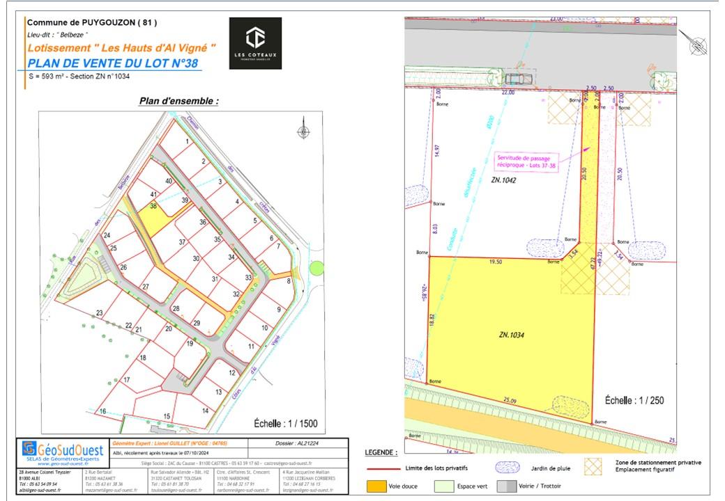 Terrain constructible à Puygouzon (81990) - Puygouzon · 79 600 €