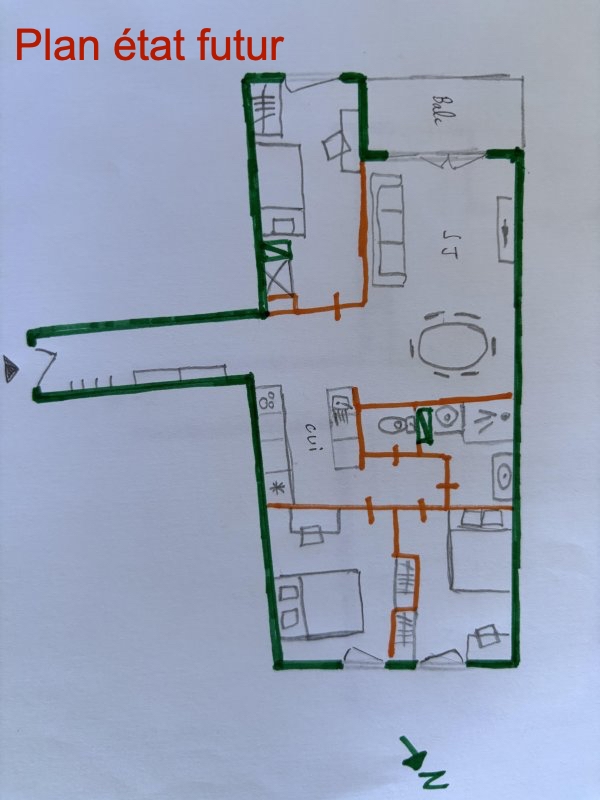 Appartement 3 pièces 71 m² · à Rouen · 70,9 m² · 139 500 €