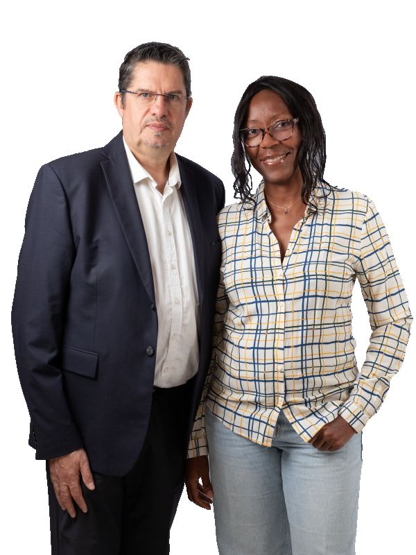 Photo de Richard FARJOT et Natacha AGBENOU