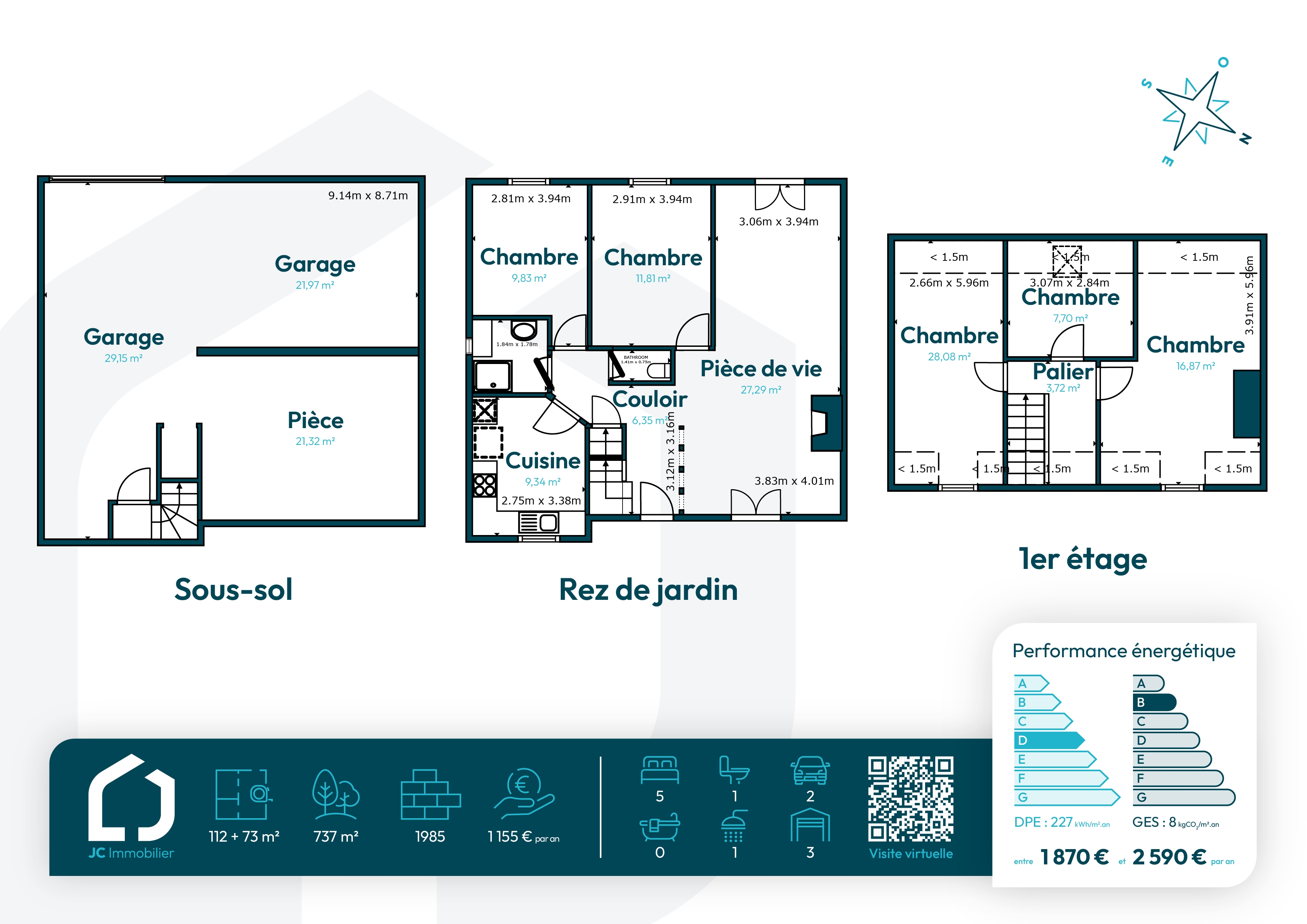 Maison 7 pièces 112 m² · à Larchant · 112 m² · 275 000 €