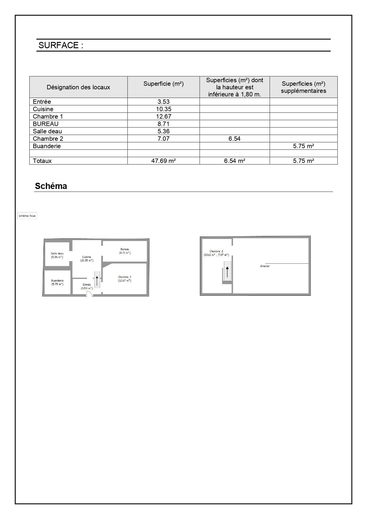 Maison 3 pièces 48 m² · à Beaumont-le-Roger · 48 m² · 21 000 €