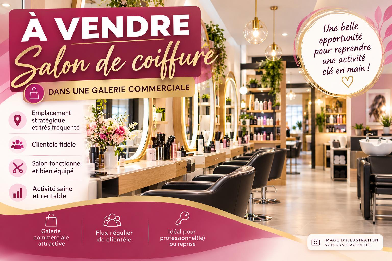 Coiffure à Talmont-Saint-Hilaire (85440) - Talmont-Saint-Hilaire · 60 m² · 93 600 €