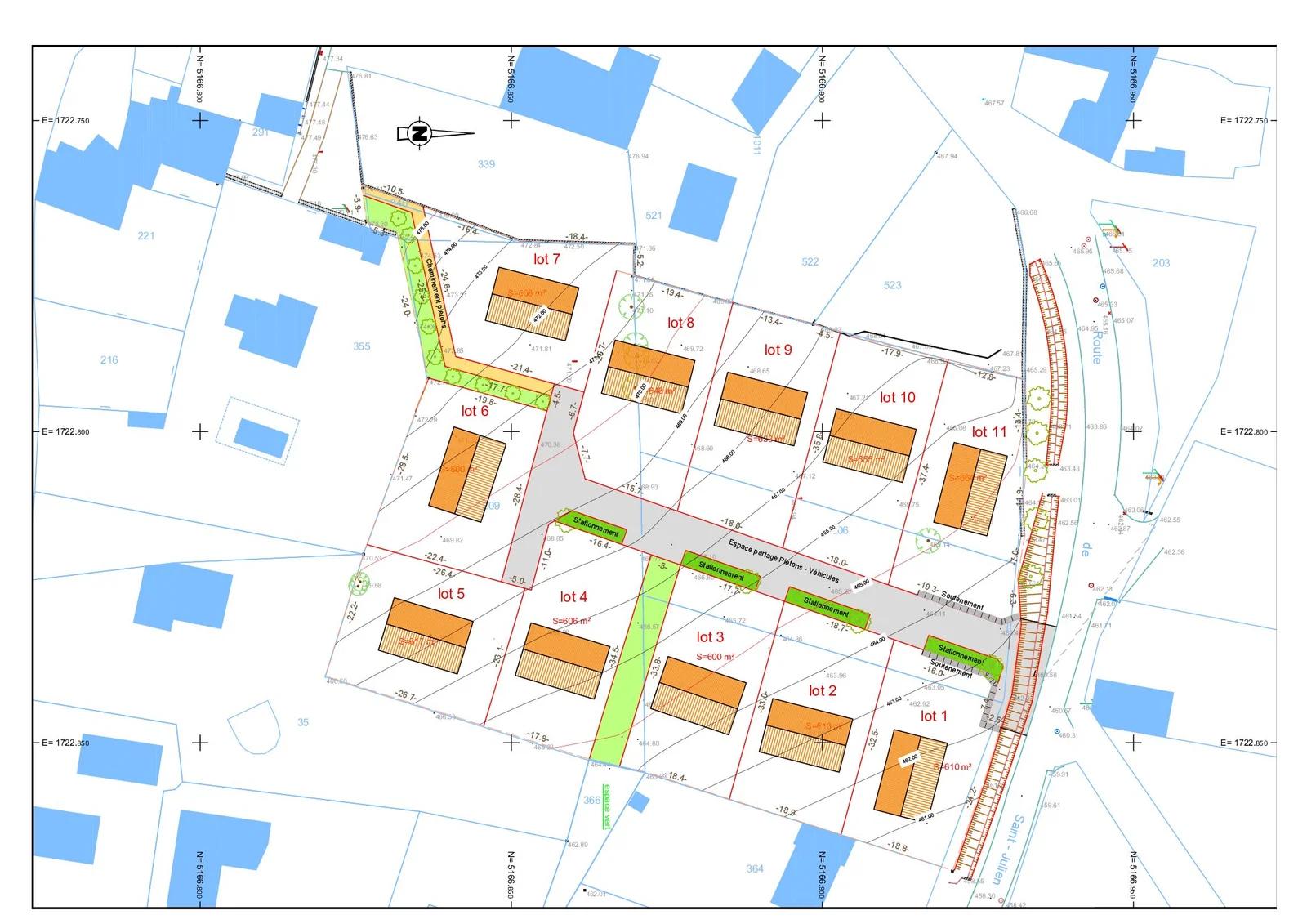Terrain 604 m² · à Saint-Julien-de-Coppel · 604 m² · 63 000 €