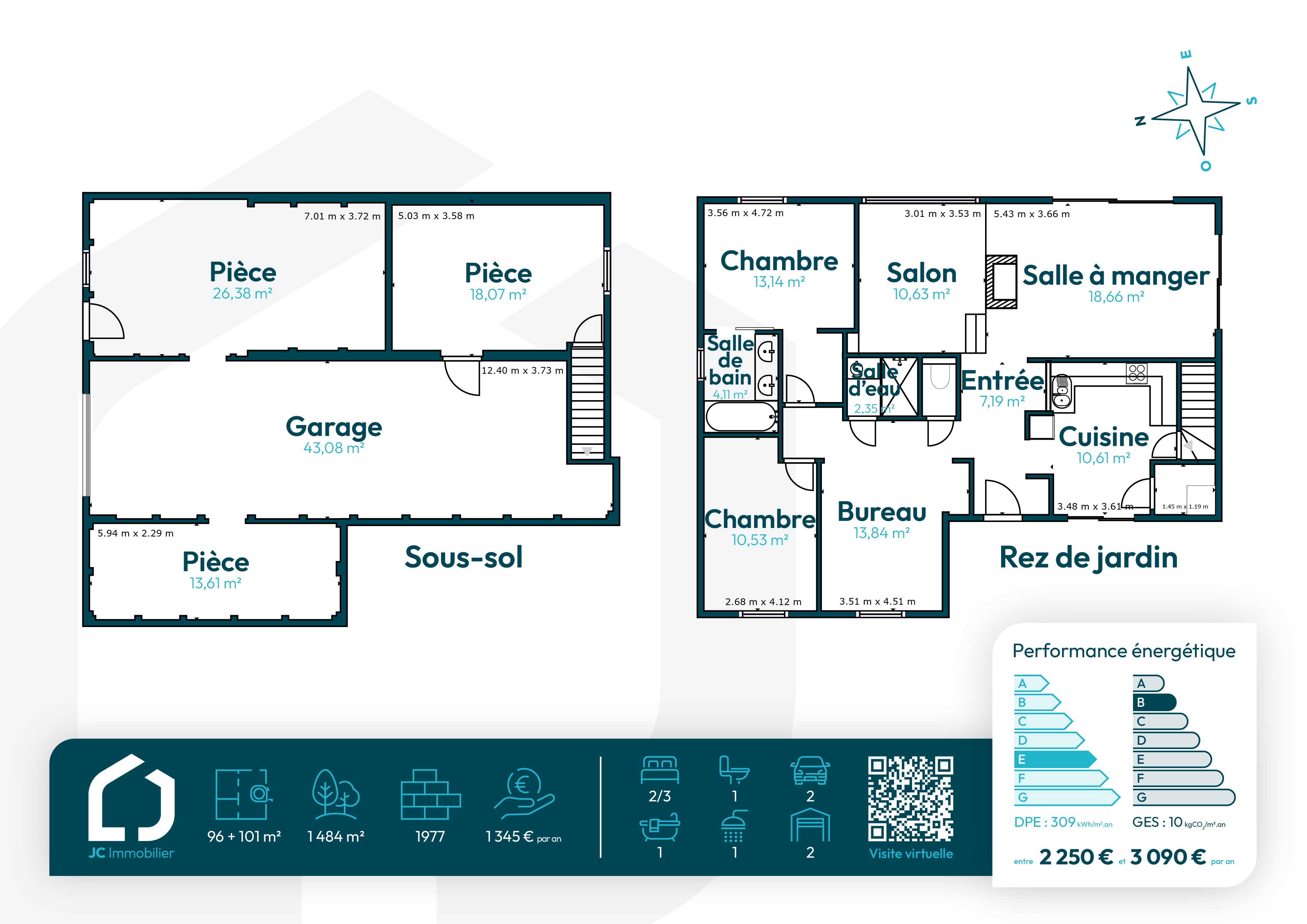 Maison 5 pièces 96 m² · à Égreville · 96 m² · 189 000 €