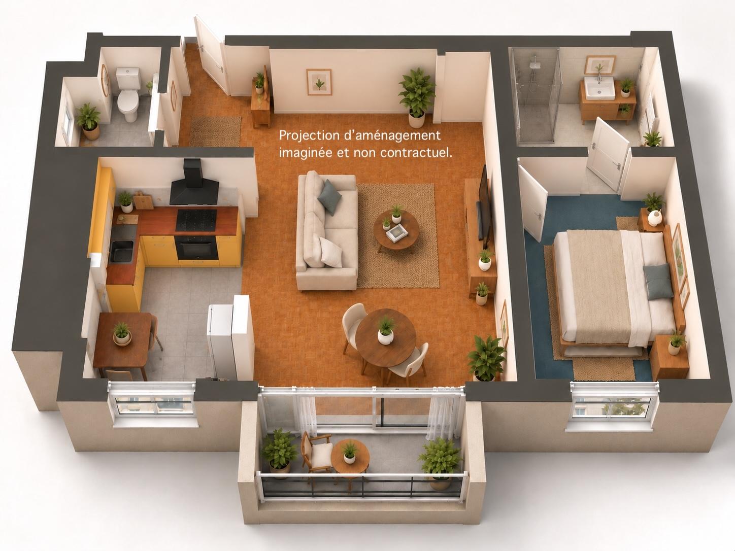 Appartement 2 pièces 39 m² · à Annecy · 38,9 m² · 270 000 €