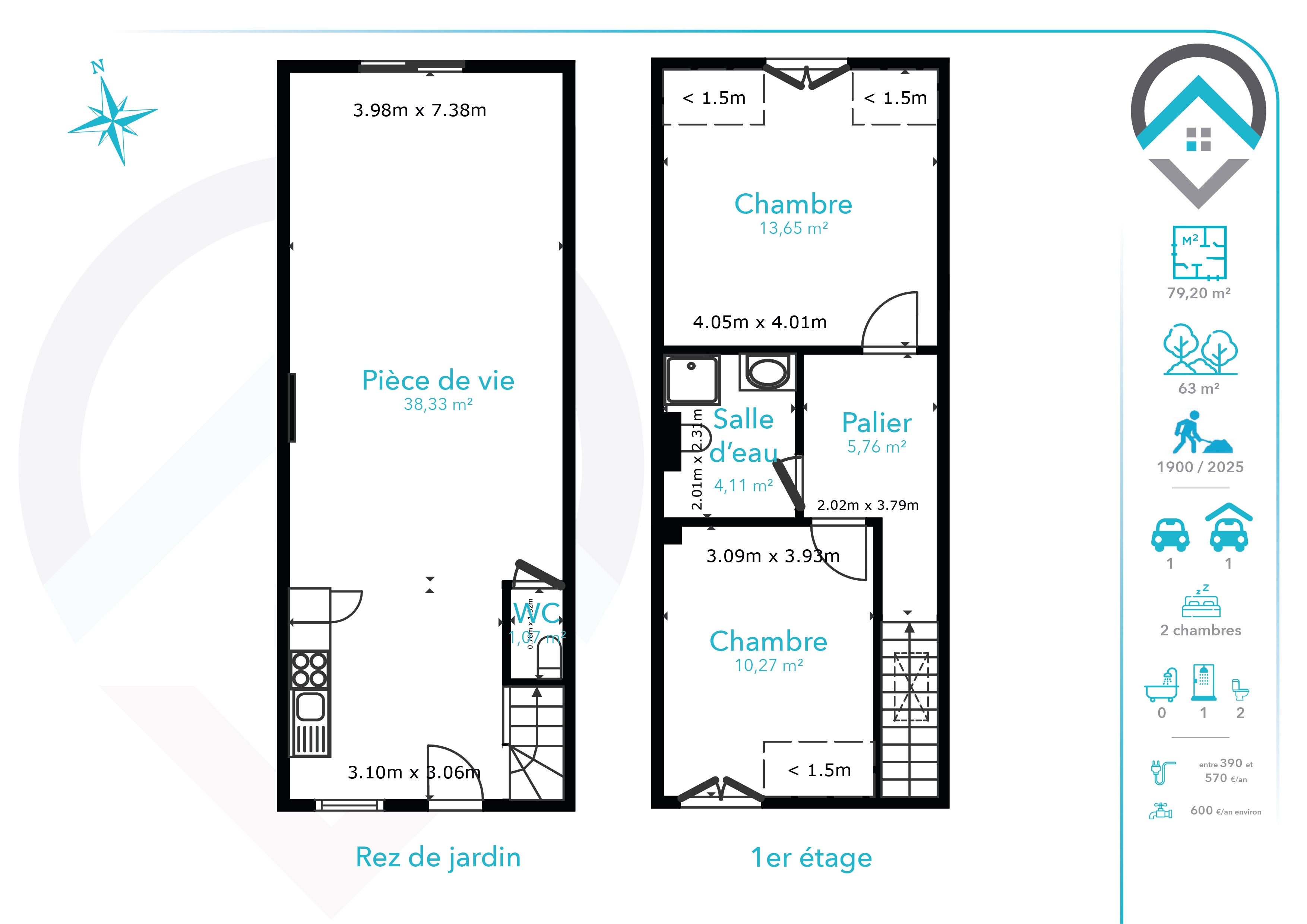 Maison 4 pièces 76 m² · à Réau · 75,9 m² · 240 000 €