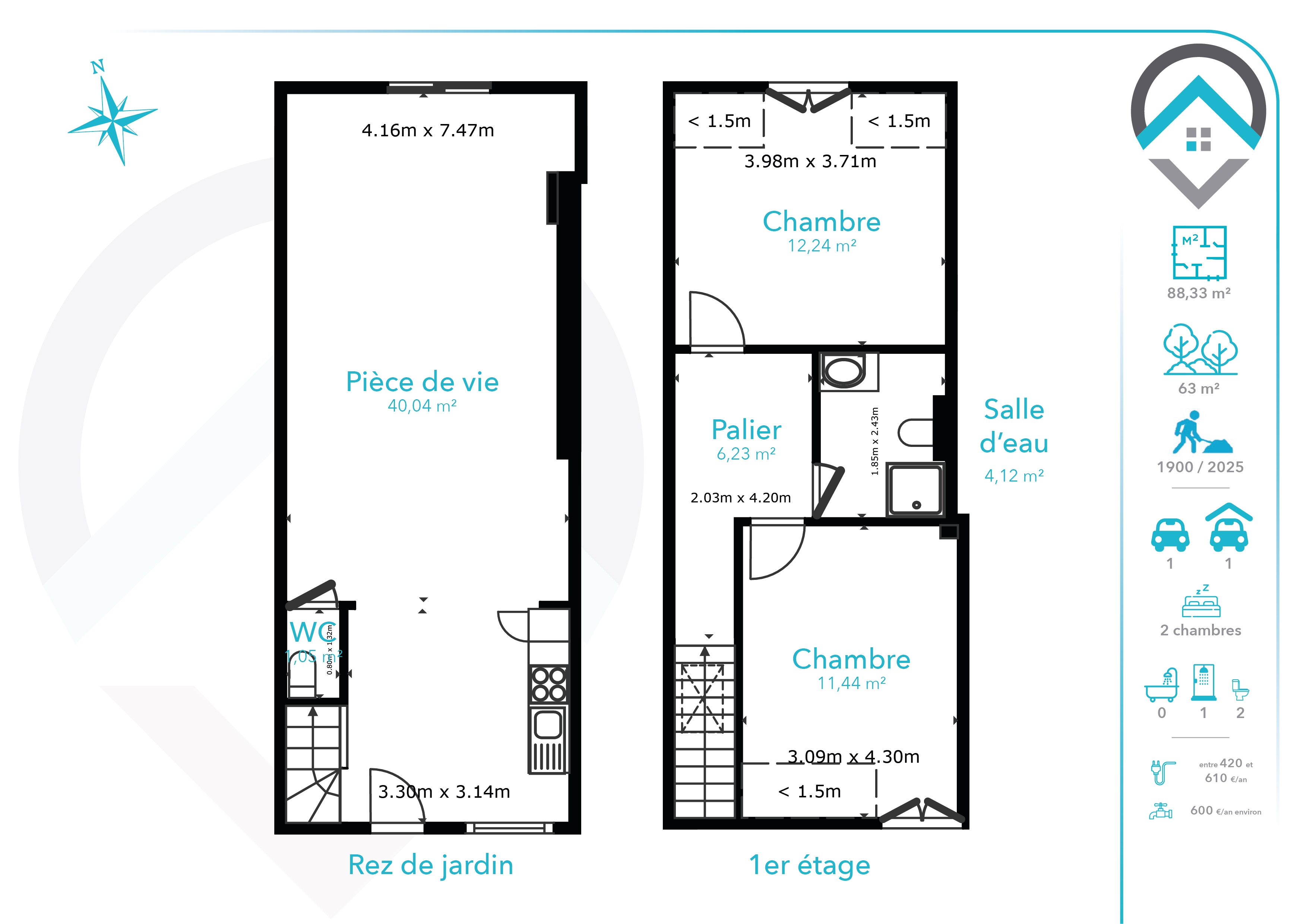 Maison 4 pièces 79 m² · à Réau · 79 m² · 240 000 €
