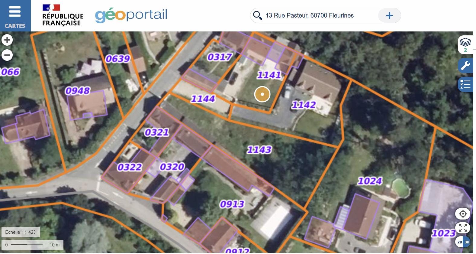Terrain 733 m² · à Fleurines · 113 000 €