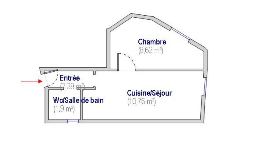 Appartement 2 pièces 24 m² · aux Lilas · 23,7 m² · 167 000 €