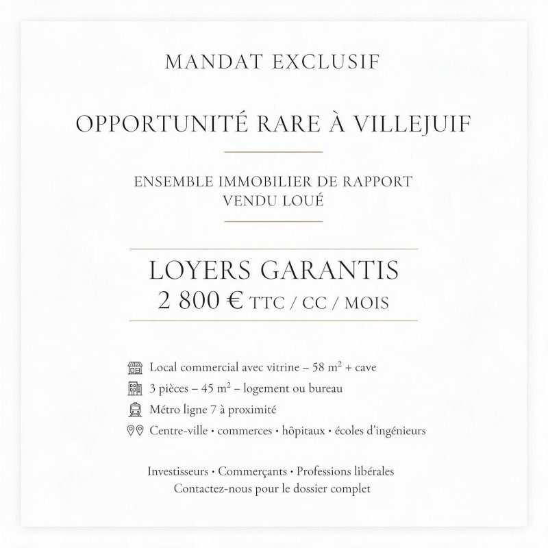 Local Commercial à Villejuif (94800)