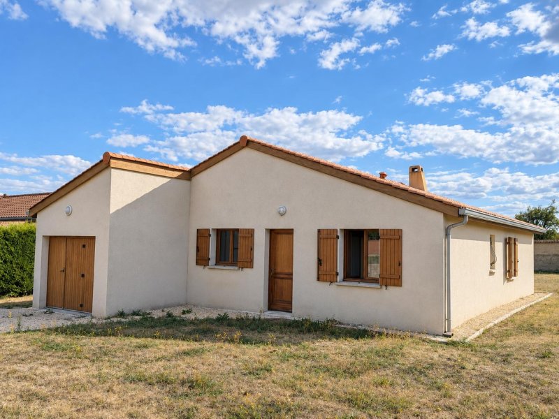 Maison de plain-pied à Montverdun (42130)