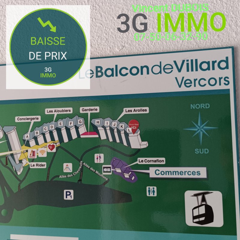 Studio à Villard-de-Lans (38250)