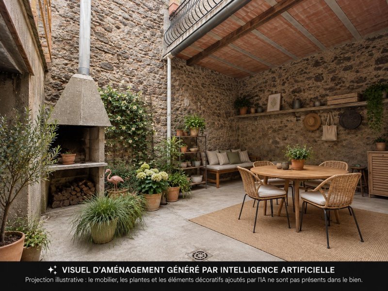 Maison en pierre à Saint-Thibéry (34630) - Photo 3