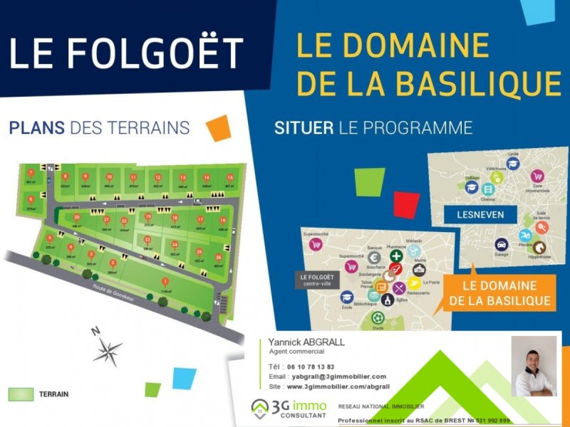 Terrain à Le Folgoët (29260)