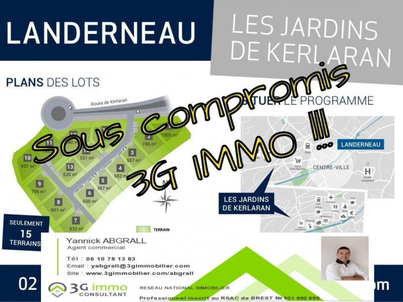 Terrain à Landerneau (29800)