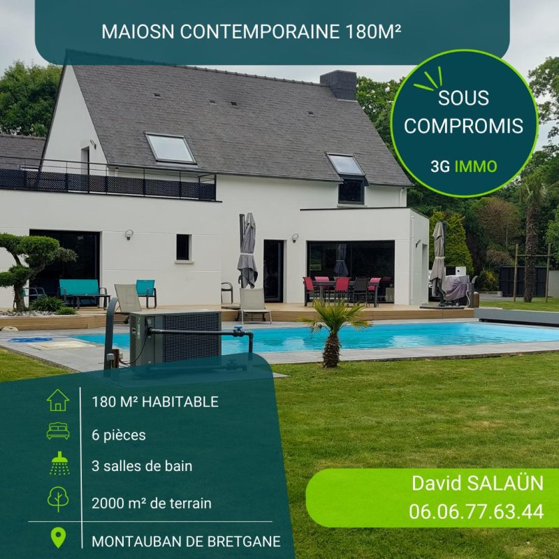 Maison à Montauban-De-Bretagne (35360)