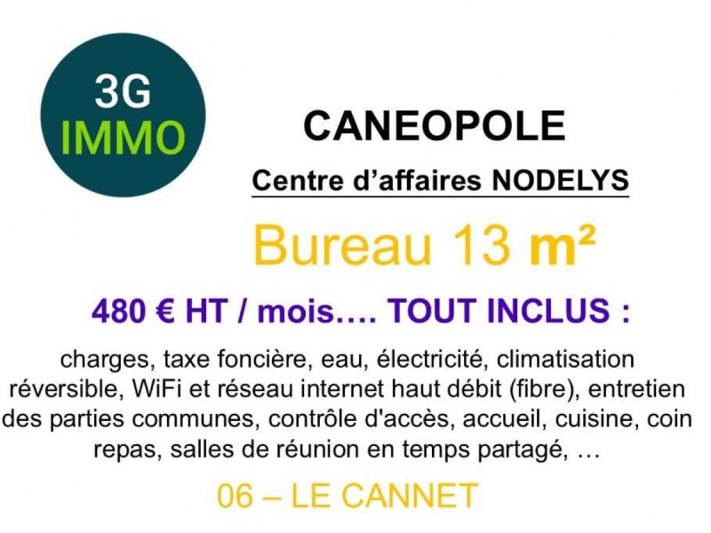 Bureaux à Le Cannet (06110)