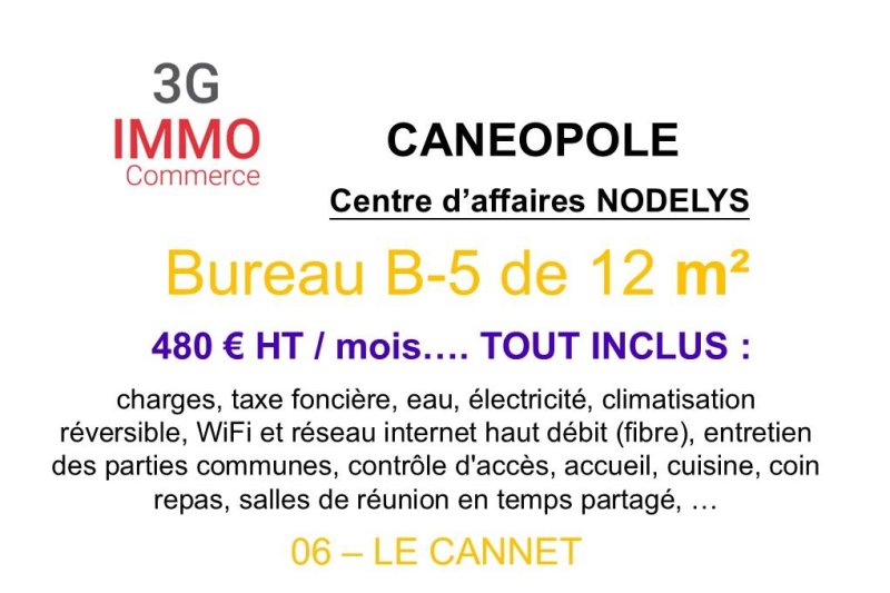 Bureaux à Le Cannet (06110)